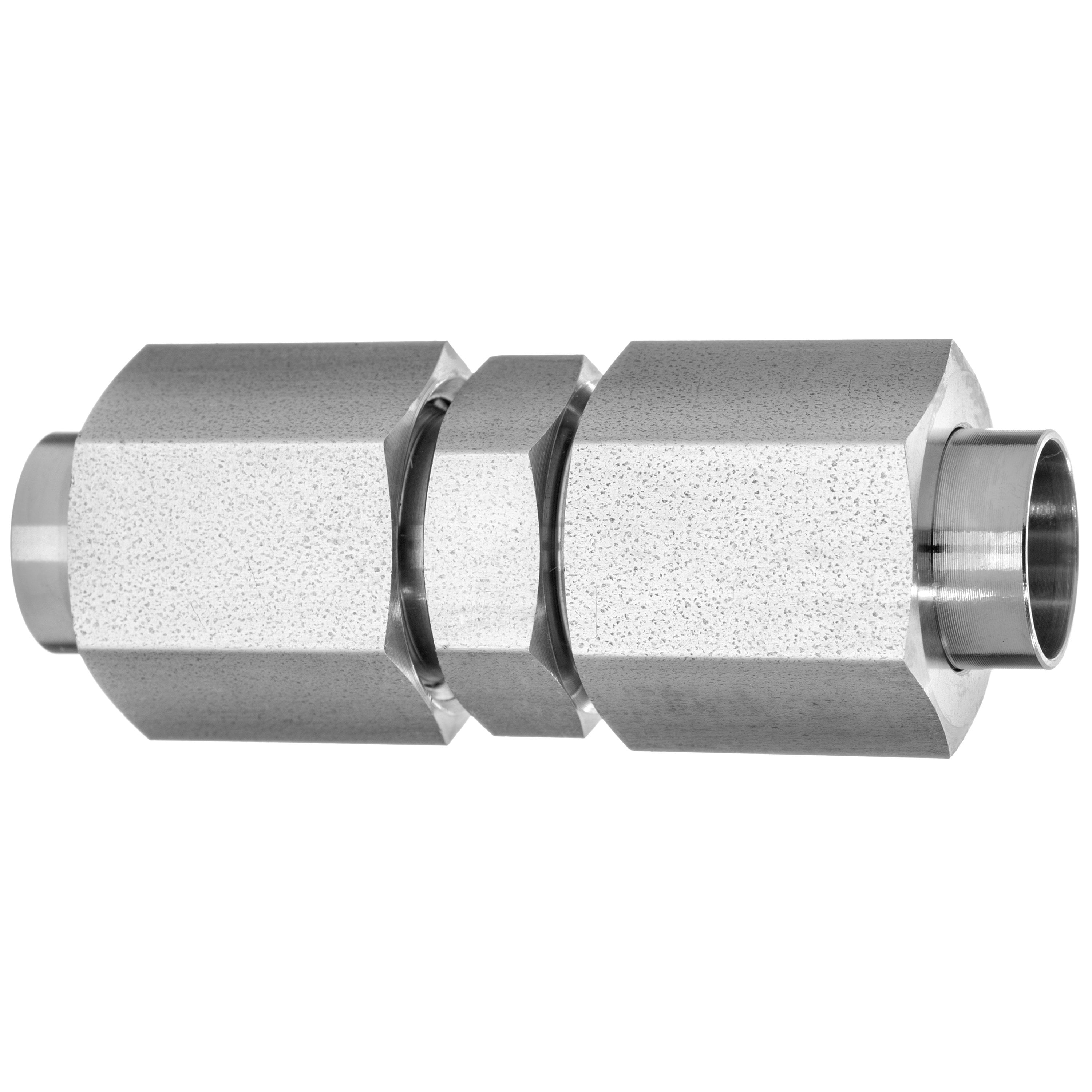 37 Degree Flared Tube Fitting 316 Stainless Steel Union 3/8" Tube