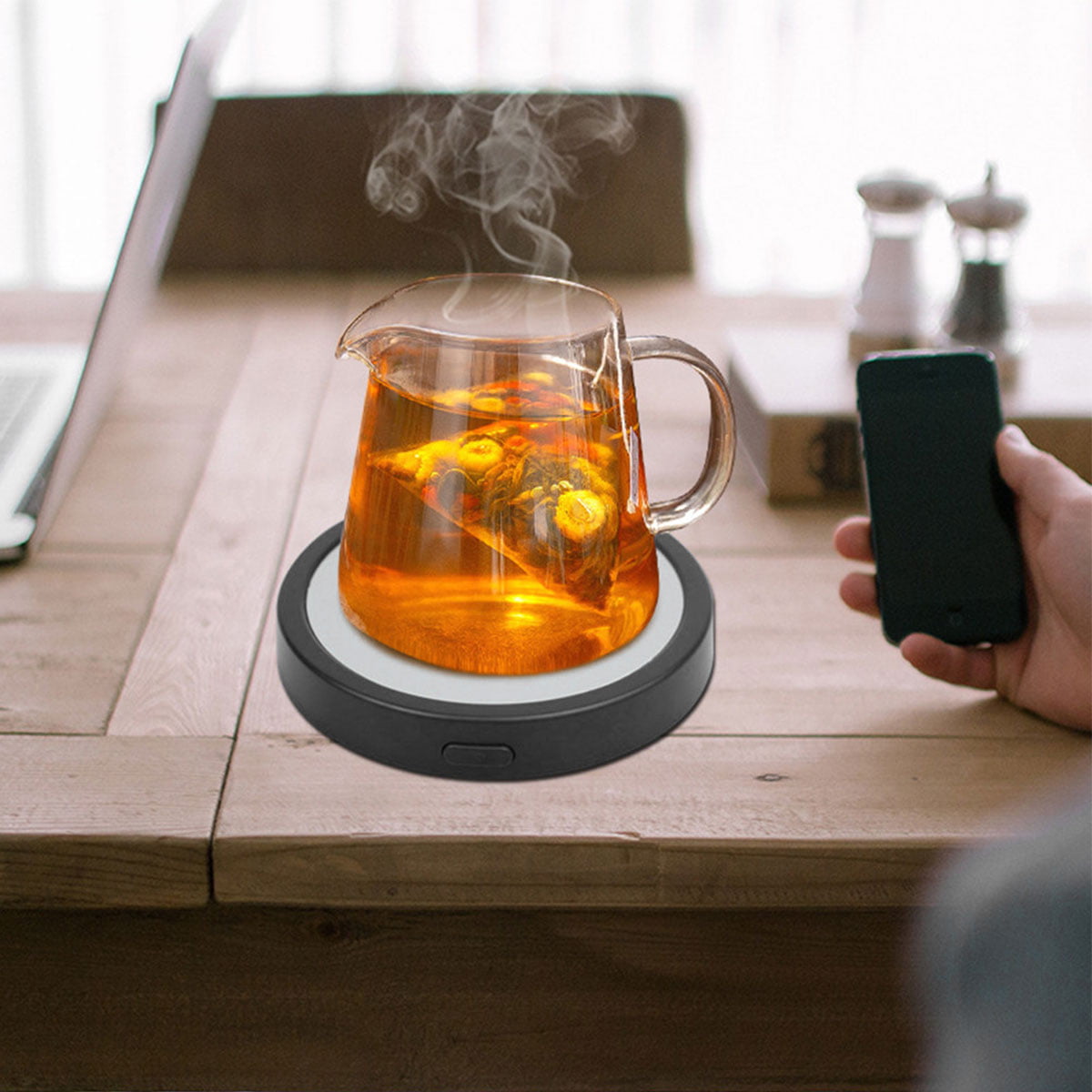 Smart USB Coffee Mug Warmer Tea Milk Cup Heater Pad Heating Plate Office  Home🔥