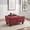 Red, variant on Caberryne 34" Square Storage Ottoman for Living Room, Oversized Coffee Table Ottoman Bench with Storage(Silver)