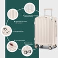 thumbnail image 2 of Joyway 7 Piece Luggage Set PC Hardside Lightweight Suitcase with TSA Lock Spinner Wheels (18/20/24/28), 2 of 12