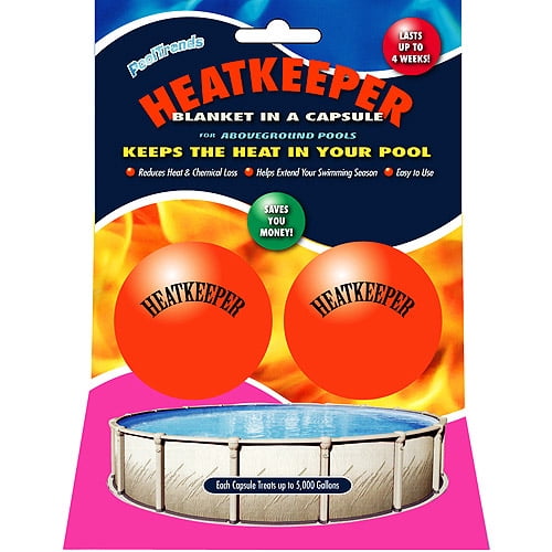 PoolTrends HeatKeeper Blanket in a Capsule for 5,000 Gallon Pools, 6
