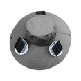 thumbnail image 1 of Wide Solar Fan Outdoor Fishing Hat Men Sun Hat With Solar Fan Fishing Hats 3 Speed Adjustable Fan Hat, 1 of 2