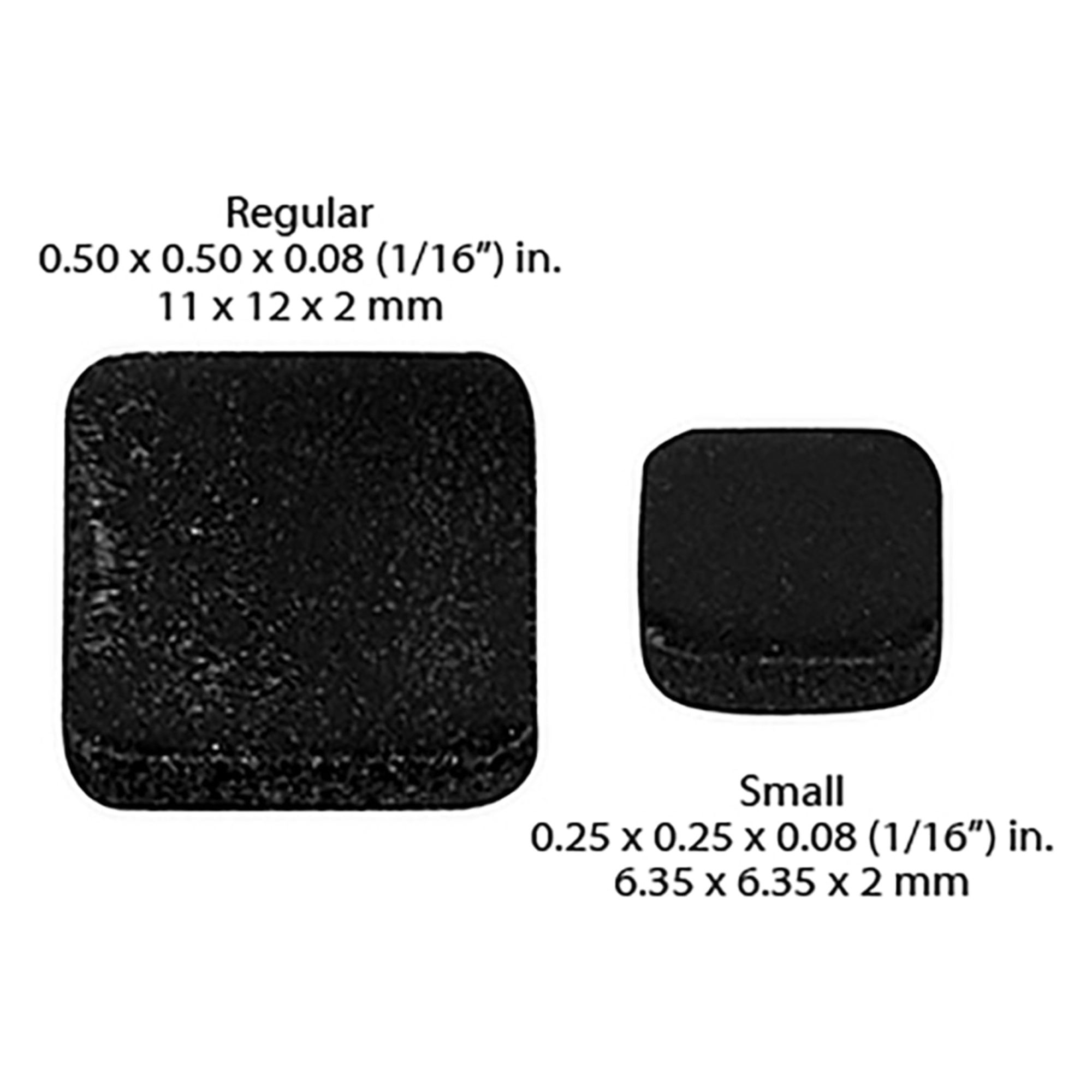 3D Permanent Double-Sided Foam Squares in Black, 10 Pack