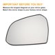 thumbnail image 3 of Reemplazo de vidrio de espejo retrovisor trasero del lado del conductor izquierdo Unique Bargains, vidrio blanco no calefaccionado, se adapta a Hyundai I10 2013-2019, 3 of 6