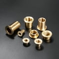 thumbnail image 5 of Flange Bearing Sleeve 16mm x 22mm x 40mm Bronze Self Lubricating Bushings Sleeve Bearing, 2 Pieces, 5 of 5