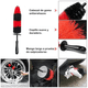 thumbnail image 3 of Set 16 Piezas Cepillo Bloosom  Limpieza Coche Pinceles Detalle Coche Negro, 3 of 4