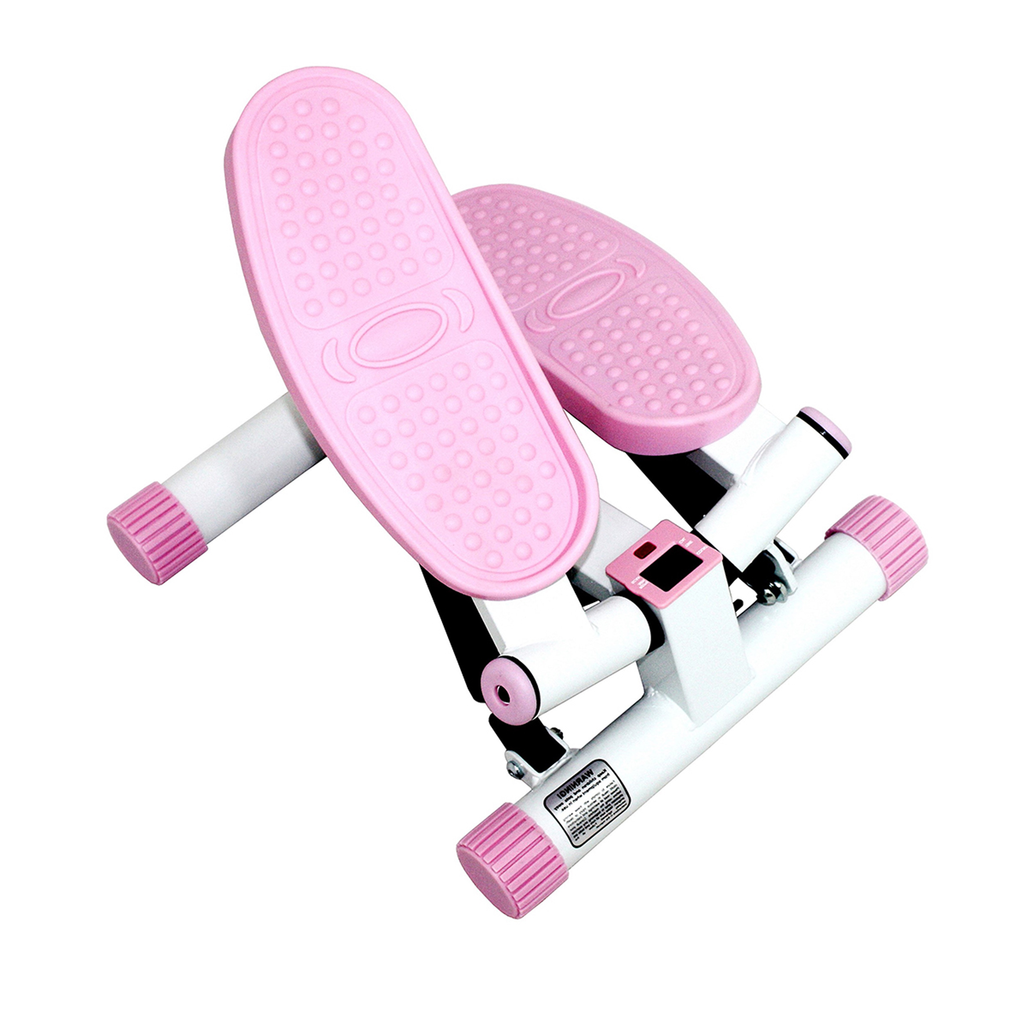 Sunny Health & Fitness Pink Adjustable Twist Stepper Machine w/ LCD Monitor - Mini Stair Stepper for at Home Exercise, P8000 - image 3 of 9