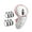 Pink with 6 rolls of, variant on Portable E975 Label Maker, Manual Embossing Device for Home Office, Kitchen Storage & Tags