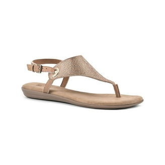 VOLATILE Women's Mini Croco Flip-Flop, Coral, 10