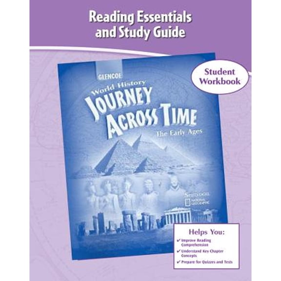 Pre-Owned Journey Across Time, Early Ages, Reading Essentials and Study Guide, Workbook (Paperback) by McGraw Hill