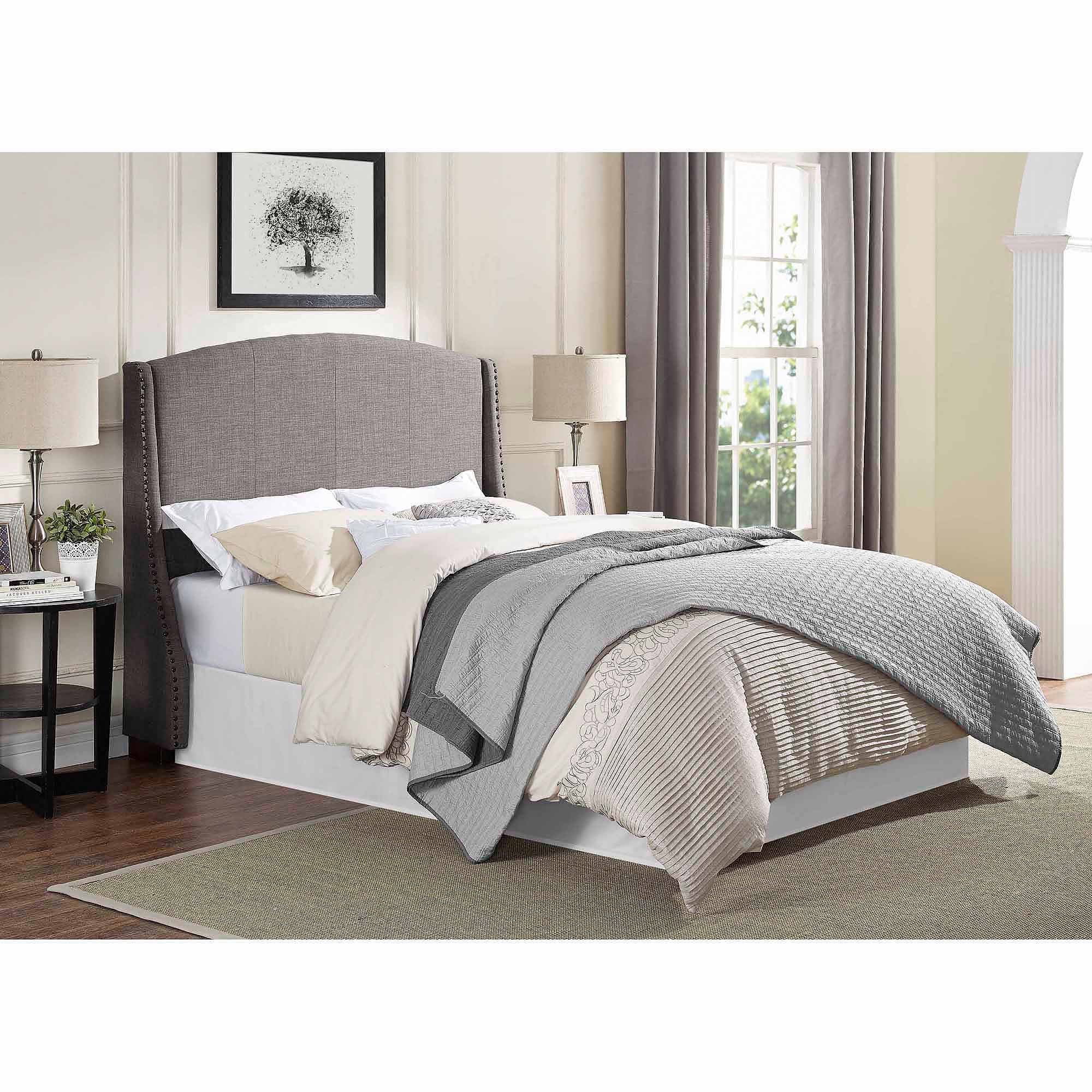 Generic Brooke Wingback Headboard With Nailheads Com Departments