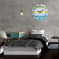 thumbnail image 4 of Decorative Round Wall Clock Arabic Numerals Wall Clock Ticking Quartz Movement Decorative Clock, 4 of 9