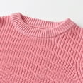 thumbnail image 5 of AherBiu Boys Girls Knitting Tops Crew Neck Long Sleeve Sweaters Unisex Child Kid Toddlers Fall Casual Jumper Tops, 5 of 6