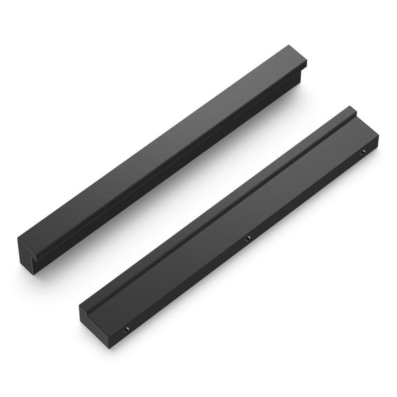 Hickory Hardware Streamline 5-1/16 Inch Center to Center Flat Onyx Cabinet Pull HH075268-FO