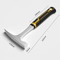 thumbnail image 2 of Geological Hammer Integrated Flat Head Pointed Hammer Mining Exploration Tools, 2 of 6