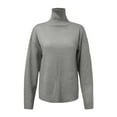 thumbnail image 3 of Sweaters for Women 2025 Lightweight Long Sleeve Turtleneck Knit Sweater Jumper Top Womens Pullover Sweaters, 3 of 7