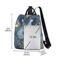 thumbnail image 3 of FORMRS Women's Travel Backpack Purse Anti-Theft Hidden Pockets Casual Shoulder Bag, Yellow Forest Pattern, 3 of 7