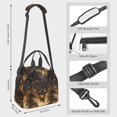 thumbnail image 2 of Fotbe Cool Black Gold Dragon Bolsa de Almuerzo con Estampado, Lonchera Aislada, Contenedores de Comida Reutilizables Tipo Cooler a Prueba de Fugas, 2 of 7