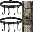 thumbnail image 1 of Ganchos TAKTUK para colgar herramientas, ganchos negros para árbol de caza, soporte para árbol con 4 ganchos metálicos, accesorios para colgar equipo de caza de Tre Accessories, artículos en, 1 of 8