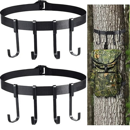 Hooks For Hanging Tools Hunting Tree Hook Black Stand On Trees Tree Stand With 4 Pieces Of Metal Hooks Tree Stand Accessories For Hanging Hunting Equipment From Tre Accessories