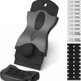 thumbnail image 4 of EXLEAF 2026 New Razor Blade Scraper 2Pcs Cooktop Scraper Handle Adhesive Scraper with 10 Carbon Steel&10 Plastic Blades for Removing Label,Sticker,Paint,Decals,Glue Residue From Glass Window Cooktop, 4 of 7