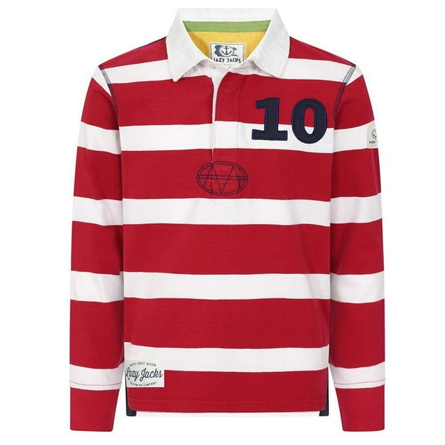Lazy Jacks Chandail de Rugby à Rayures pour Garçons