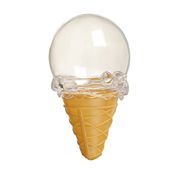 MesaSe 6pcs Creative Ice Cream Cone Shape Sugar Box Transparent Plastic Box