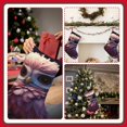 thumbnail image 7 of Sikiie Cute Flower Owl Christmas Stockings,18 Inches Christmas Stockings Xmas Hanging Stockings for Family Christmas Decorations & Gifts, 7 of 7