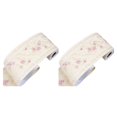 thumbnail image 4 of ZheElen Waterproof Wallpaper Border Transform Walls With 3D Patterns Self Adhesive Kitchen Bathroom Sticker Beige floret 2Set, 4 of 6