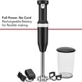 thumbnail image 7 of KitchenAid Cordless Variable Speed Hand Blender with Chopper and Whisk Attachment - KHBBV83, 7 of 7