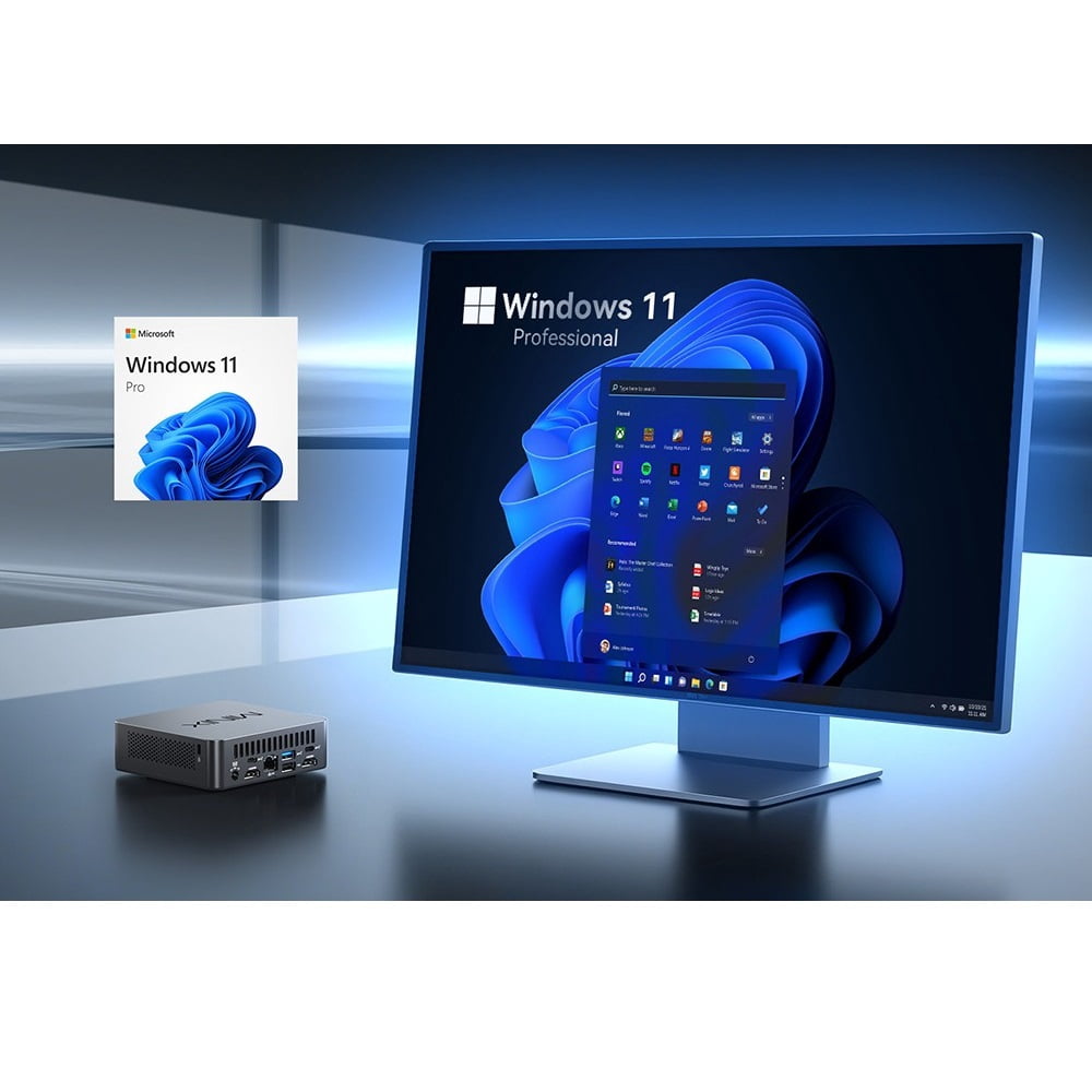 Mini PC – 16GB DDR5 RAM, 512GB SSD, US/UK/EU Plug, 8-Core Intel® Core™ i3 Processor, 4K@60Hz Triple Display MINIX NUC355