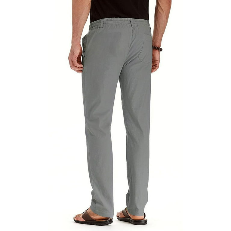 ZHAGHMIN Nylon Pants Men Casual Pants Have Elastic Waistband ZHAGHMIN Nylon Pants Men Casual Pants Have Elastic Waistband