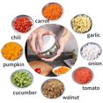 thumbnail image 3 of Mini picadora de mano, picadora de verduras, picadora de ajo, picadora de verduras, picadora de carne y cebolla, picadora de frutas y verduras para ensalada, cebolla, pesto, perejil (blanco) Sailing Electrónica, 3 of 5