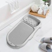 LOVIVER Clothes Washboard Non Slip Compact Hand Washing Board for Bathroom Sink Home