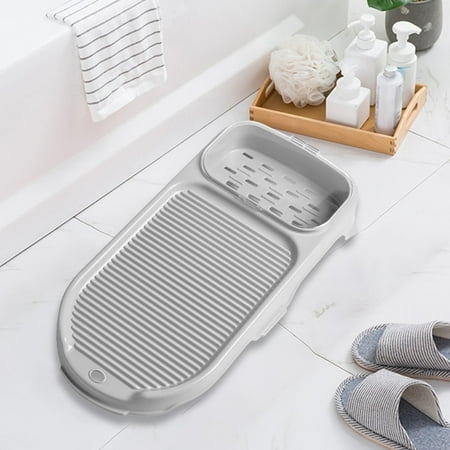 LOVIVER Clothes Washboard Non Slip Compact Hand Washing Board for Bathroom Sink Home