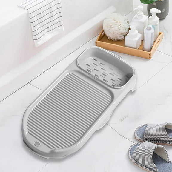 LOVIVER Clothes Washboard Non Slip Compact Hand Washing Board for Bathroom Sink Home