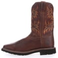 thumbnail image 4 of Justin Men's Stampede Driller Tan Soft Square Toe Work Boots SE4681, 4 of 6