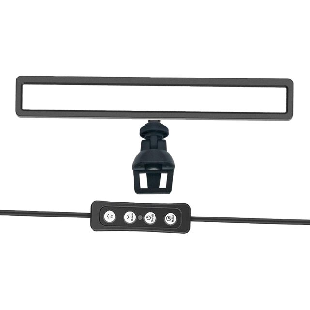 Barra LED para monitor de computadora, lámpara de tareas antirreflejos, atenuación automática, luz de relleno de pantalla de larga para Hugo Barra de luz de pantalla de computadora