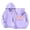 ZA Light Purple, variant on HCYSFG Girls Faith Hoodies God Is Good Bow Graphic Hooded Long Sleeve Sweatshirts Kangaroo Pocket Ribbed Relaxed Fit Pullover Tops