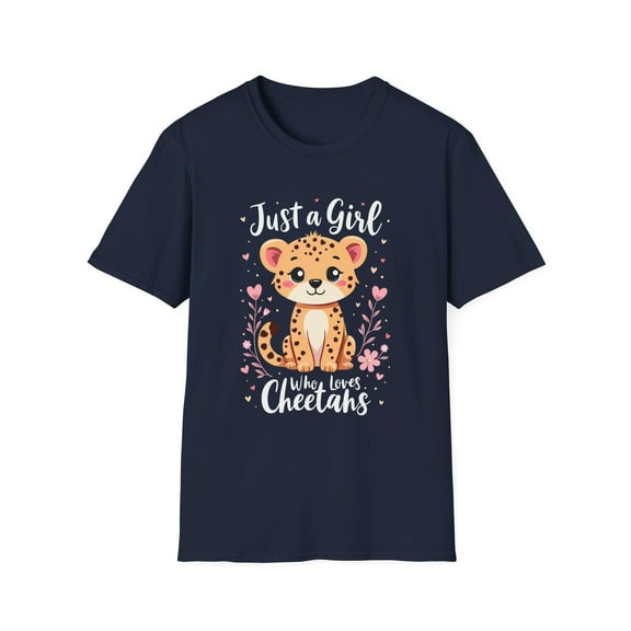Just A Girl Who Loves Cheetahs Graphic T-Shirt