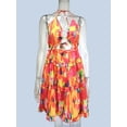 thumbnail image 5 of Women's Halter Neck Cutout Cami Dress with Ruffled Tiered Fit in 100% Polyester for Plus Size Versatile Easy Care, 5 of 15