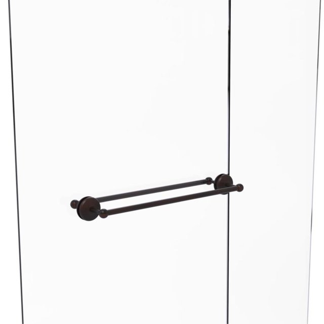 Barra de toalla para puerta de ducha de 24 pulgadas espalda con espalda de la colección Monte Carlo - MC-41-BB-24-VB Allied Brass MC-41-BB-24-VB