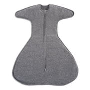 HALO SleepSack SwaddleStretch, Arms Up or Extended Arms, Newborn Baby Swaddle, 0 – 3 months, 0.5 TOG, Grey