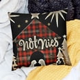 thumbnail image 2 of SHANXI Christmas Pillow Cover Red Black Throw Pillow Case Decorative Cushion Cover Case 24x24in, 2 of 5