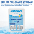thumbnail image 4 of Doheny's Ultimate Pool Opening Start-Up Kit | Includes Metal Out, Algae Control, Clarifier & Super Shock | Prevents Stains, Rust & Scale | Free 10-Pack Test Strips | Pro-Grade Pool Chemicals, 4 of 7