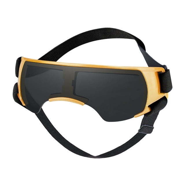 Gafas De Sol Para Perros A Prueba De Viento Para Perros De Raza Pequeña A Mediana Gafas Doradas Oro Sunnimix Gafas de sol a prueba de viento