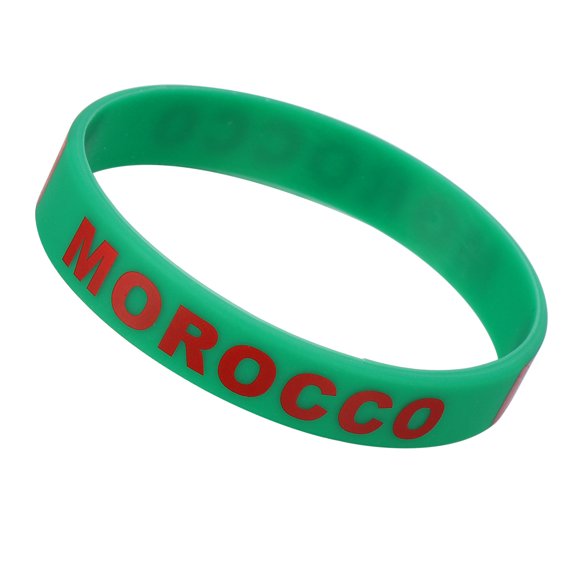 NICEXMAS 12Pcs Country Flag Wristband Made of Soft Silicone for Games