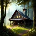 thumbnail image 2 of Bucolic Bliss - Farm House Canvas Art, 2 of 2