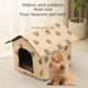 thumbnail image 2 of Nido para gatos errantes, nido para perros, nido para mascotas al aire libre, impermeable, casa para perros, casa para gatos y perros extraíble y lavable, 2 of 4
