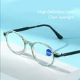 thumbnail image 4 of Reading Glasses, Elderly Glasses Blue Lighting Block High Definition Round Frame Reading Glasses Anti Eyestrain Reading Glasses Gaming Glasses for Men Women, 4 of 7